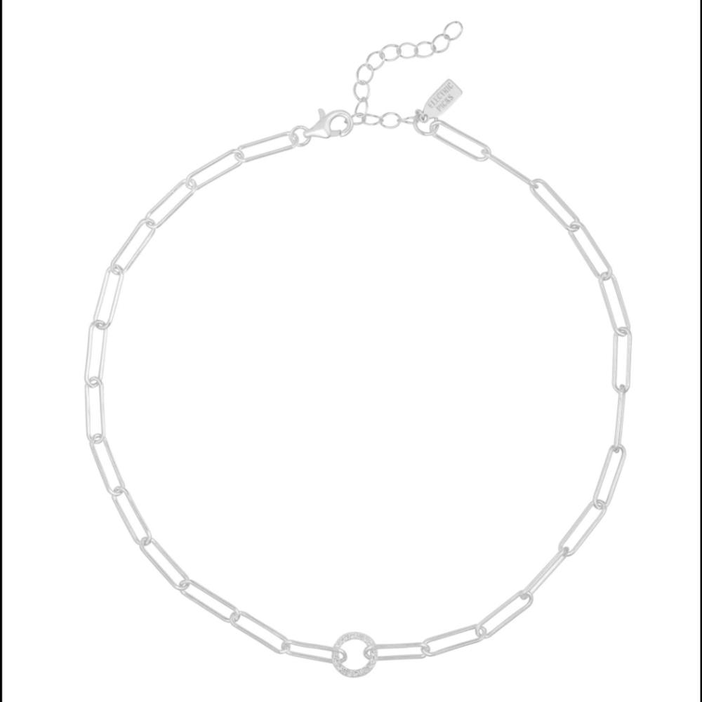 NEW ELECTRIC PICKS women's jade necklace in silver